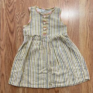 Ace & Jig Striped Sleeveless Kids Dress 12mo 18mo